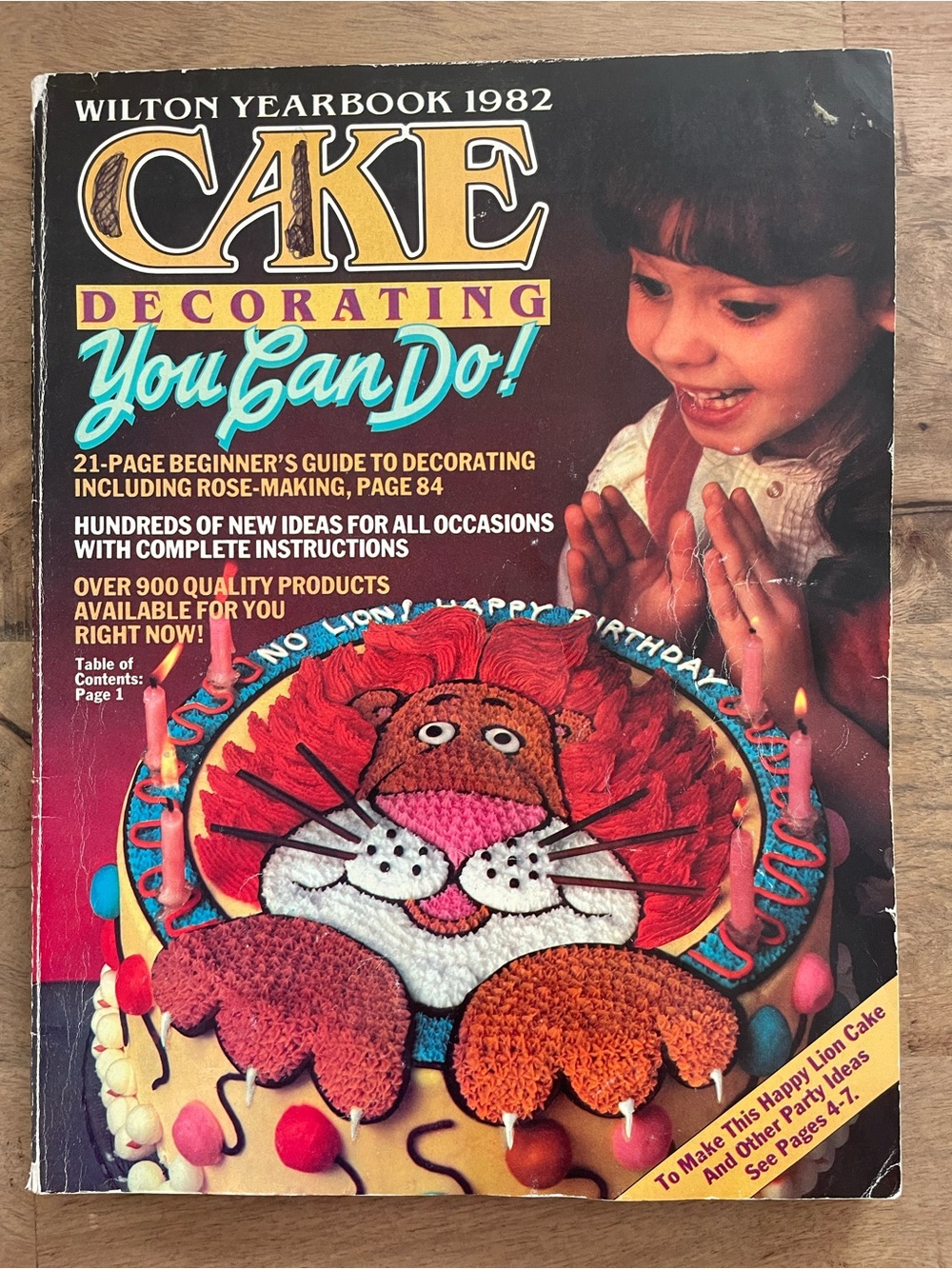 Vintage Wilton 1982 Yearbook Cake Decorating You Can Do It! 184 Pages